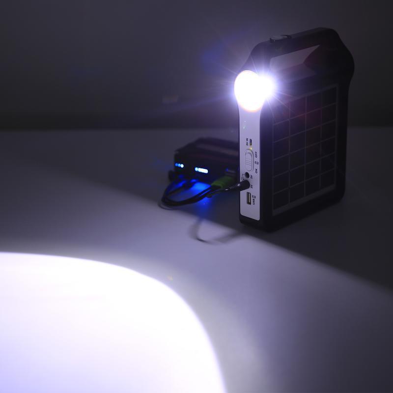 2Pcs Portable 6V Rechargeable Solar Panel Power Storage Generator System USB Charger With Lamp Lighting Home Solar Energy System Kit Fast Phone Charger Outdoor lighting