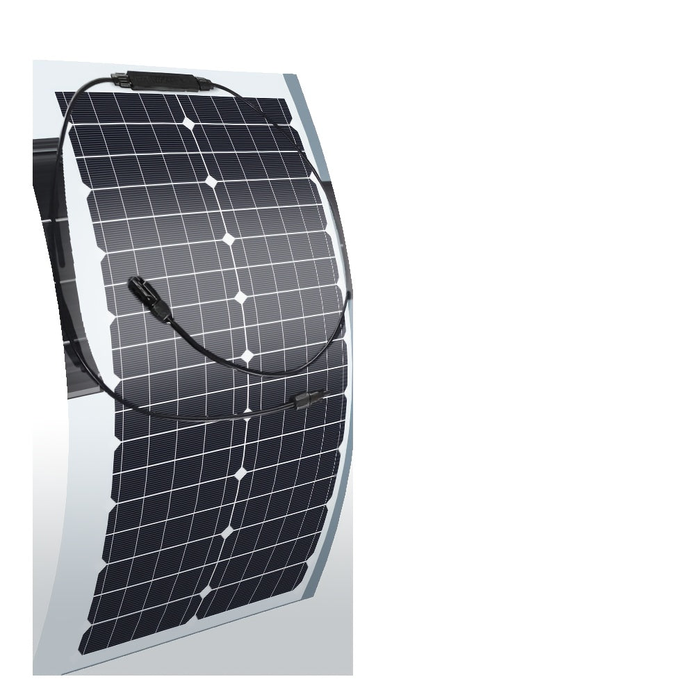 Portable 200W High-Efficiency Monocrystalline Solar Panel Kit with Adjustable Semi-Flexible Design & USB-C/DC Output - Lightweight Foldable Solar Charger for CPAP, RV, Home, Camping, Emergency Backup Power, Off-Grid Systems, Tablets, Laptops, Phones -