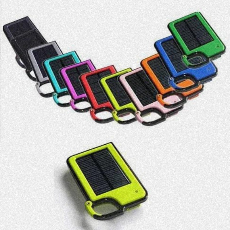Clip-On Solar Charger for Smartphones - Portable, No Battery Needed, USB Connector, Durable & Lightweight Design, Ideal for Outdoor Activities, Outdoor Charging|Vibrant Design|Durable Construction, Solar Phone Charger