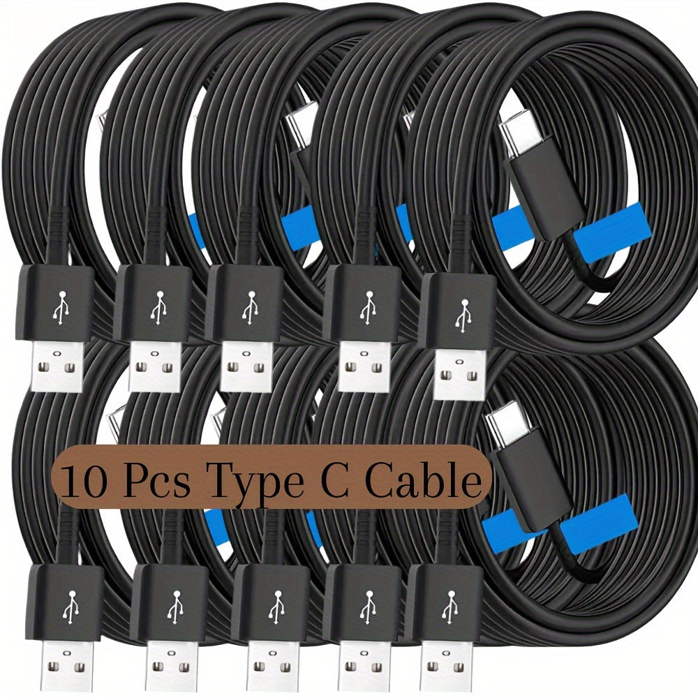 MFIGlGK 100pcs Lot Type C Android Charger Data Lead Fast Charging USB C Cable Cord 4ft for Samsung for Galaxy S9/ S9 Plus/ S8/ S8+/ Note8/ for/ for Google, Mobile Phone Charging, Organized Cable Management, Highquality Connectors, Fast Charging Cable,
