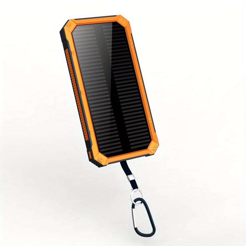 Solar Charger - 10, 000/20000mAh 5V-2A 10W Solar Charger Power Bank - Portable Solar Phone Panel Charger, Dual USB Port Battery Pack Charger, Suitable for All Mobile Phones And Electronic Devices - Long-lasting, Suitable for Travel And Camping, LED